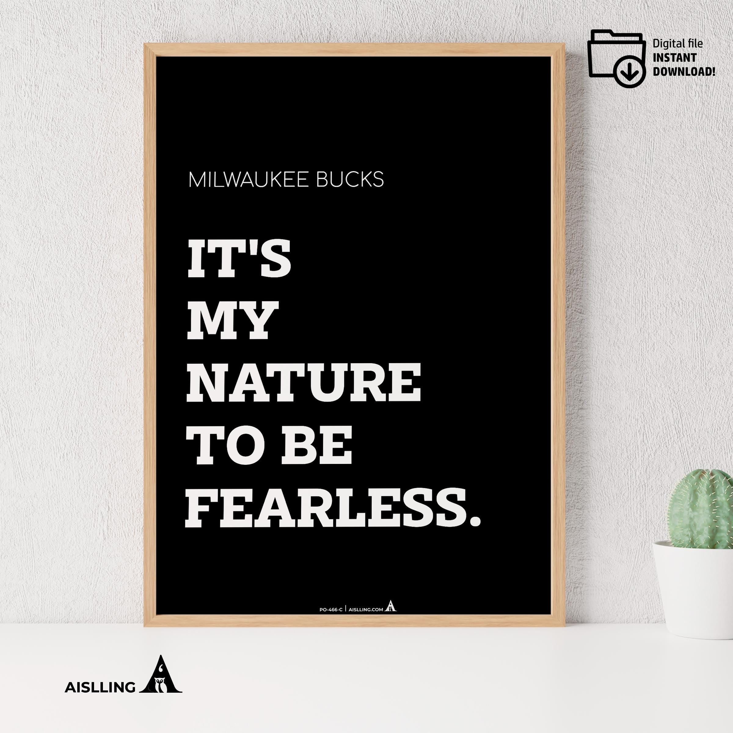 Aislling — Digital Printable Wall Art Inspirational Quotes Jordan Mentality Poster Basketball Quote Milwauk... | Aislling printable