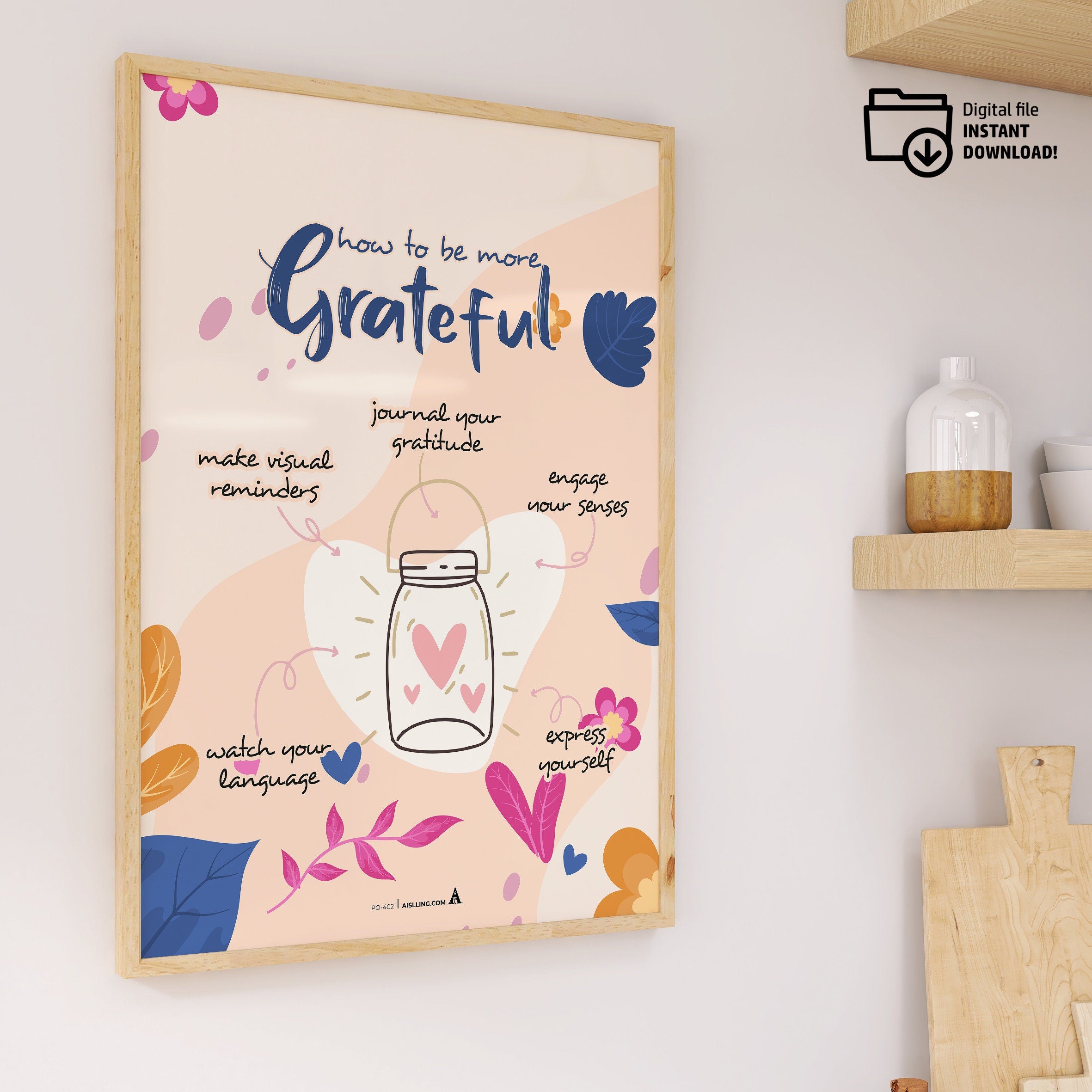 Adhd Worksheets — Set of 3 Prints, Grateful Prints, POSTER/CARD, ADHD, Autism, coping skills, mental health... | Mindfulness printable