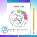 Climate Tracker — Weather Tracker Printable, Daily Weather Log, Homeschool Science Worksheet, Monthly Clima... | Aislling printable