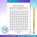 Budget Tracker — Vacation Fund Tracker PRINTABLE, Travel Savings Tracker, Vacation Savings Planner, Holiday... | Bloom Joyfully printable