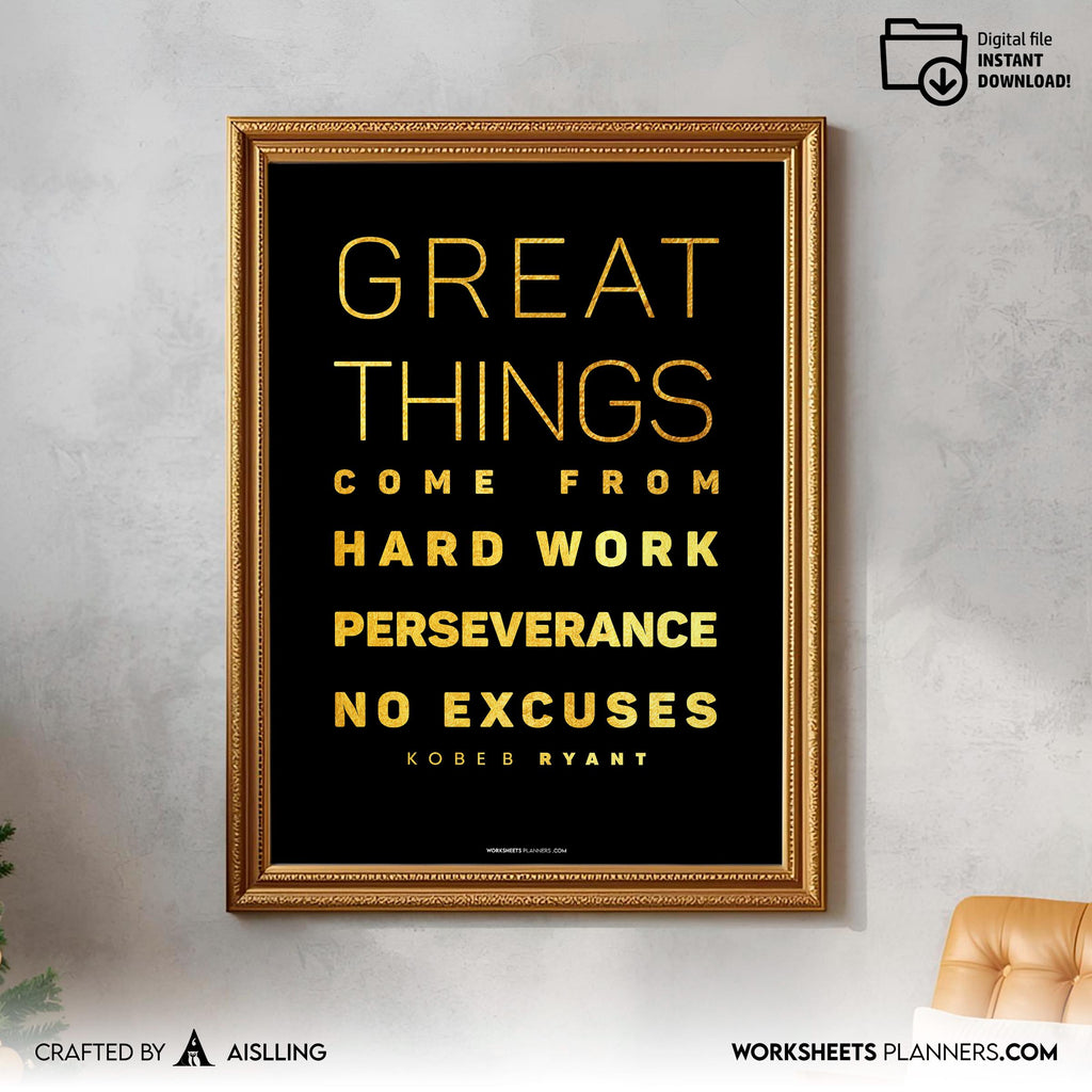 Air Jordan — Michael Jordan Quotes Digital Printable Wall Art Inspirational Quotes Jordan Mentality Poster ... | Aislling printable