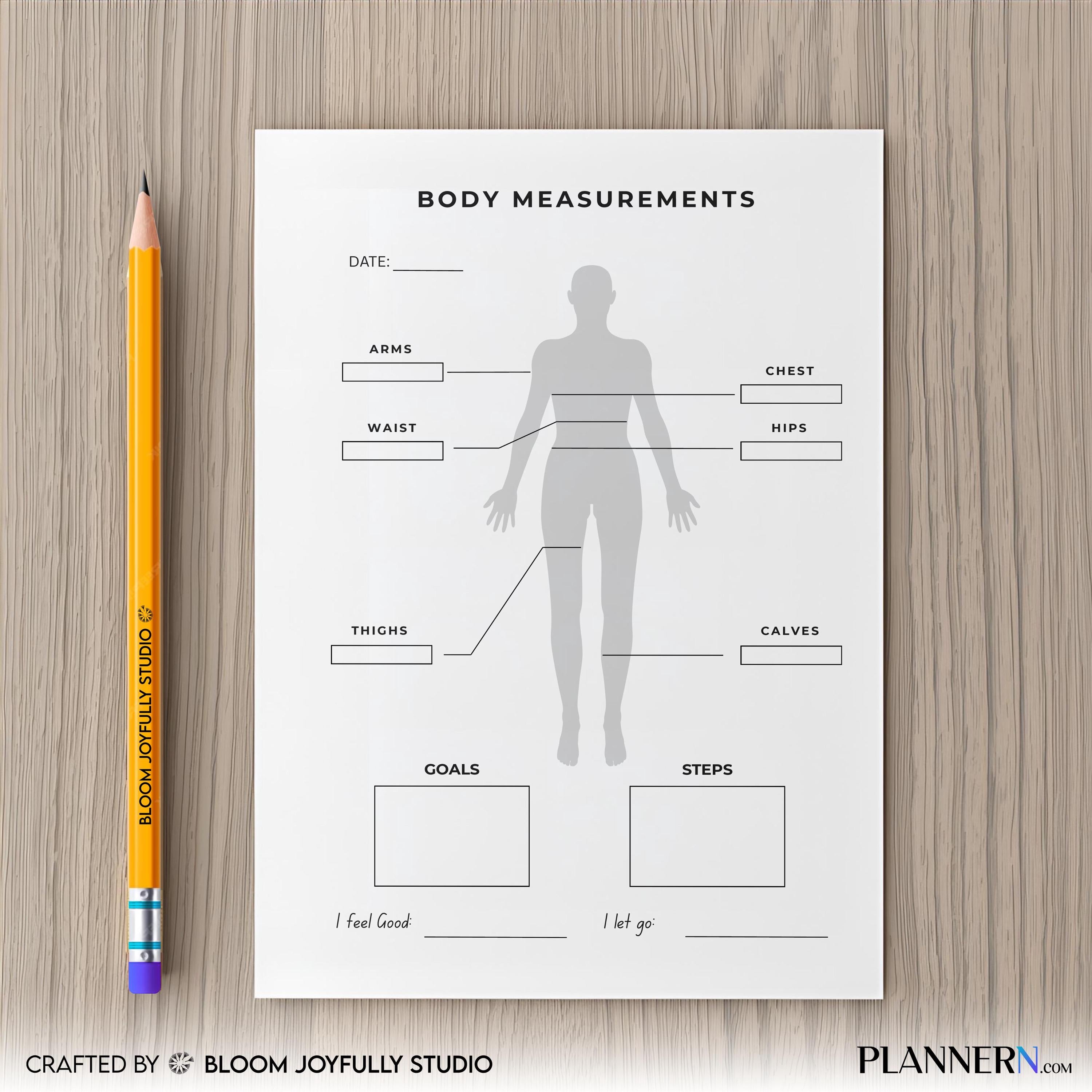 Body Measurement Tracker PRINTABLE, Weight Loss, Body Transformation before and After, Fitness Tracker, Hea... | Nutri Track printable