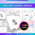 2025 Planner — 2025/2026 JOURNAL BUNDLE, Digital Planner Pages, Printable Planner, Journal Kit, A4 & A5 Siz... | Bloom Joyfully printable