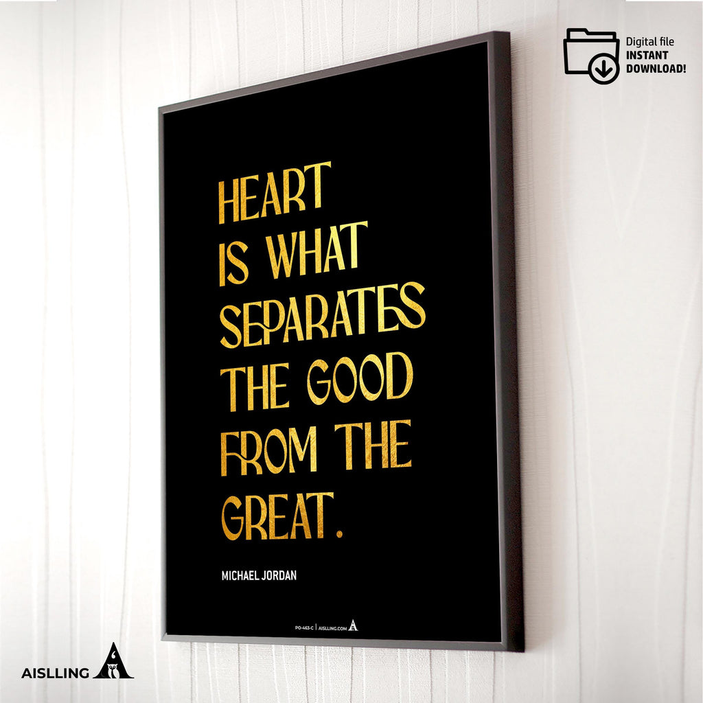Aislling — Michael Jordan Quotes Digital Printable Wall Art Inspirational Quotes Jordan Mentality Poster Ba... | Aislling printable