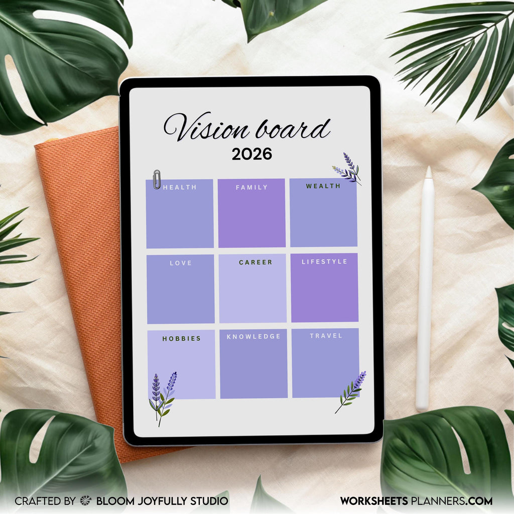 2026 Goals — 2026 My VISION BOARD, Health, Family, Wealth, Career, Travel, Love, Lifestyle, Hobbies, Knowle... | Aislling printable