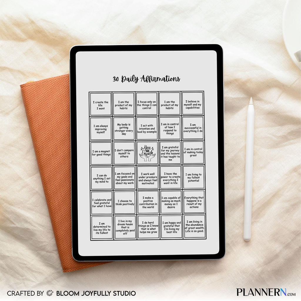 Affirmation Cards — Daily Affirmations PRINTABLE, Positive Affirmation, Self Love & Mental Health Affirmati... | Mindfulness printable