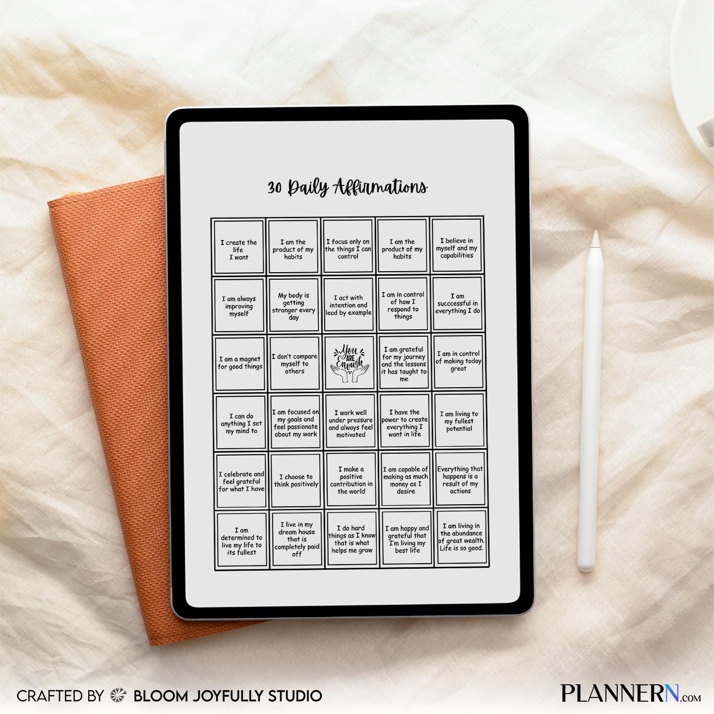 Affirmation Cards — Daily Affirmations PRINTABLE, Positive Affirmation, Self Love & Mental Health Affirmati... | Mindfulness printable