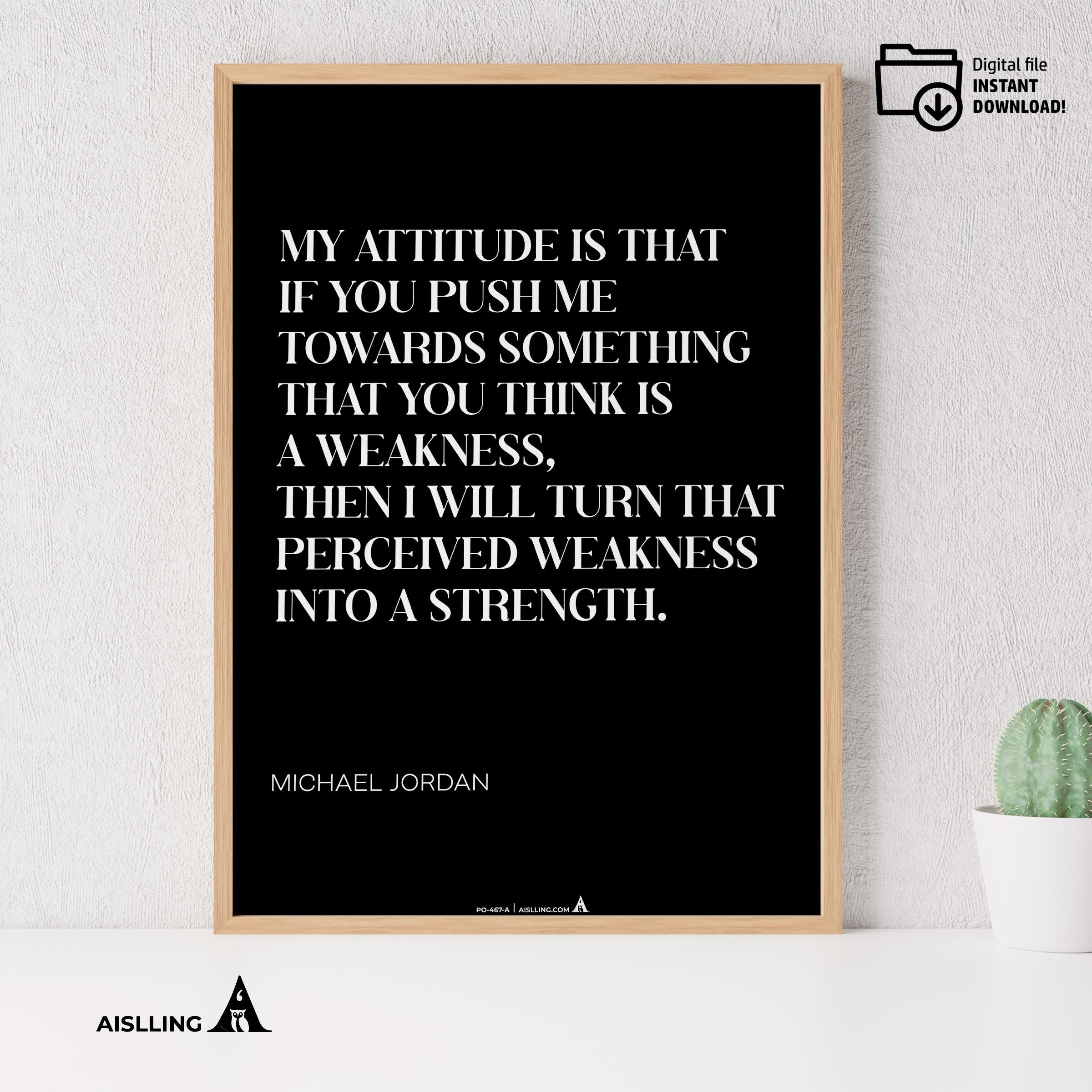 Air Jordan — Michael Jordan Quotes, NBA Sports, Printable NBA Poster, Teenager kid basketball gift, NBA pos... | Aislling printable