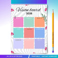 2026 Goals — 2026 My VISION BOARD, Health, Family, Wealth, Career, Travel, Love, Lifestyle, Hobbies, Knowle... | Aislling printable