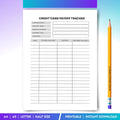 Budget Pdf Download — Credit Card Payoff Tracker PRINTABLE, Debt Payoff Planner, Payment and Balance Tracke... | Bloom Joyfully printable