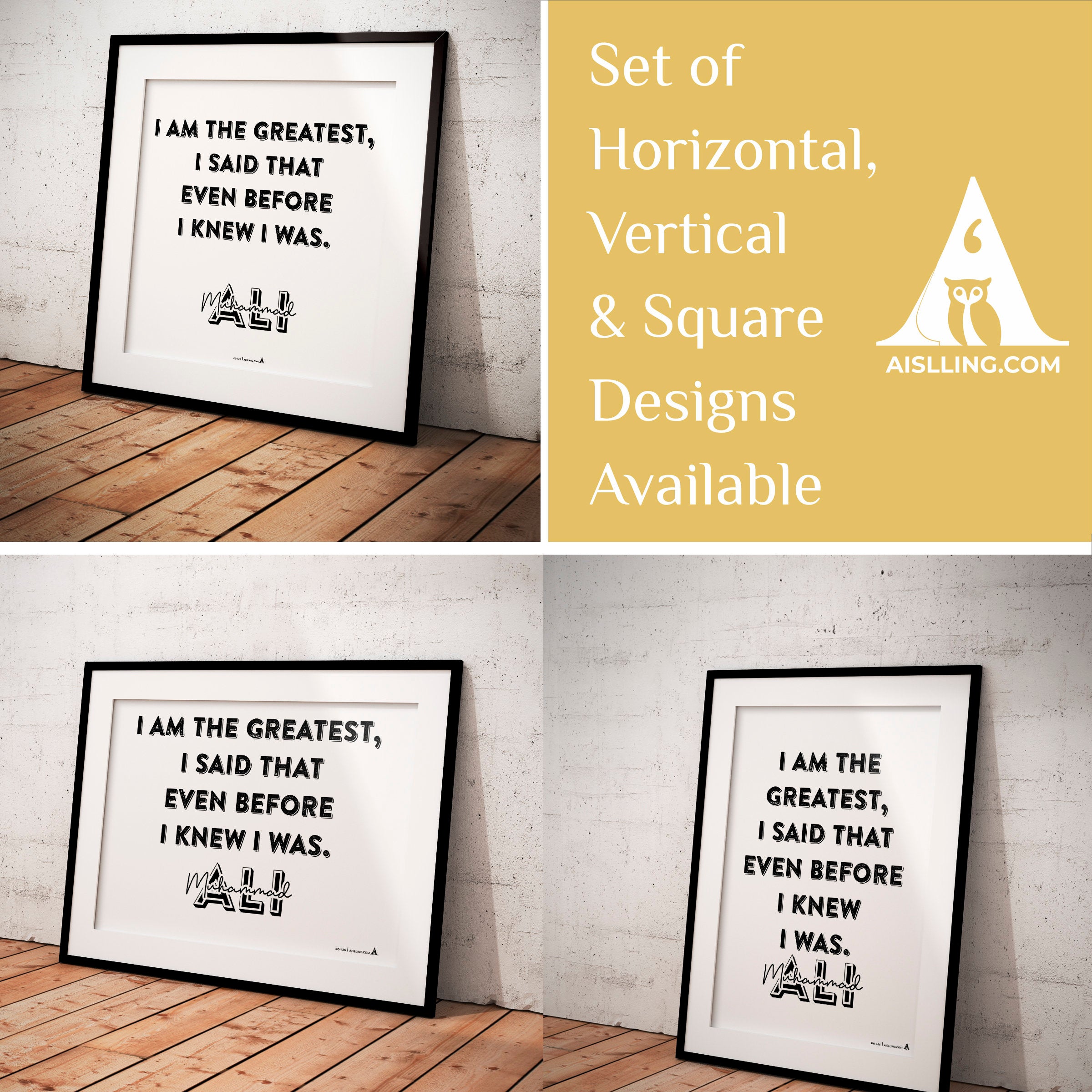 Aislling — Muhammad Ali Poster Quote Boxing Sports Quotes Posters Decorations Growth Mindset Décor Classroo... | Aislling printable
