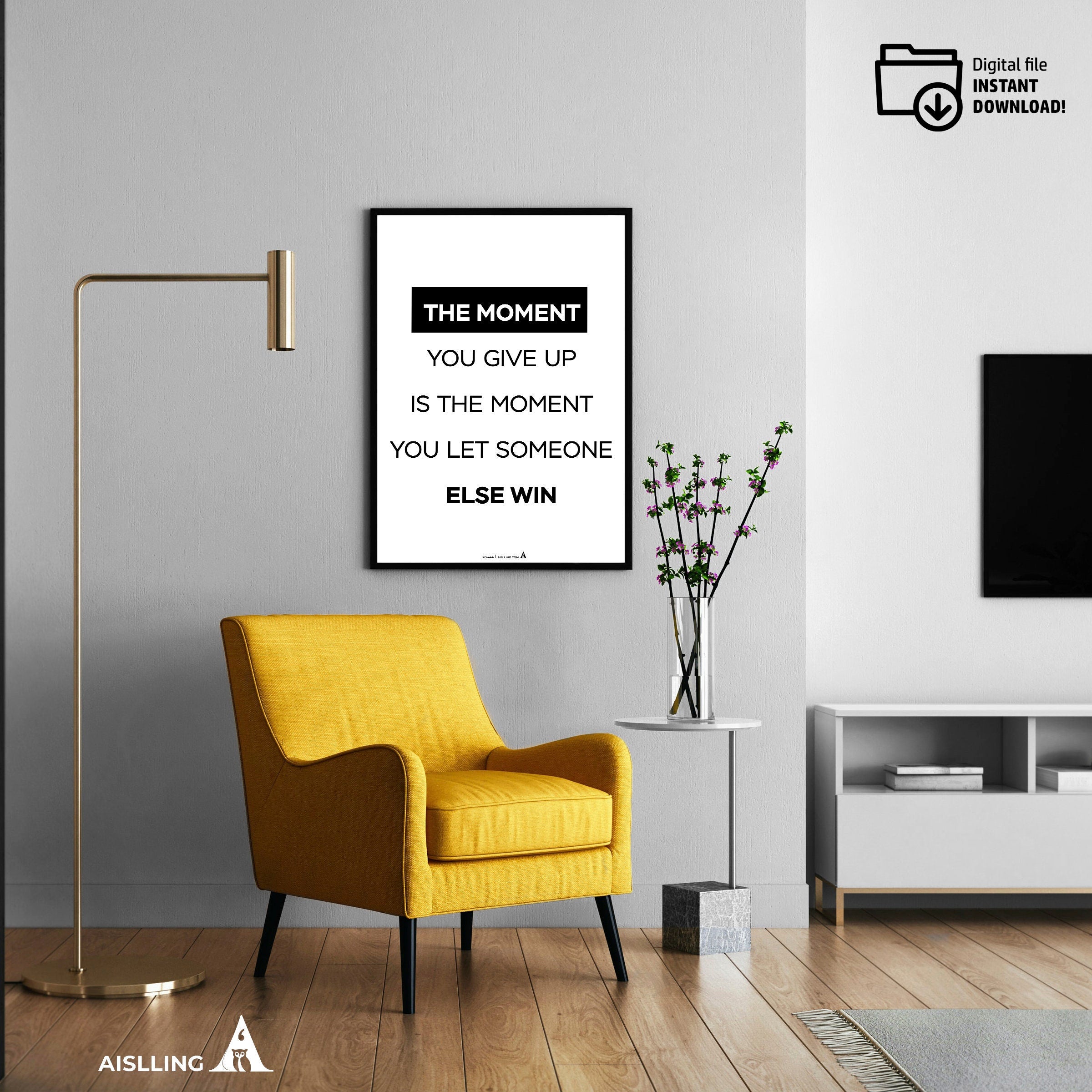 Aislling — Kobe Bryant Quotes Digital Printable Wall Art Inspirational Quotes Never say never because limit... | Aislling printable