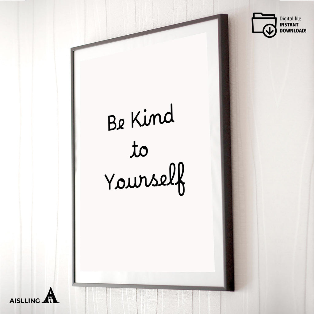 Aislling — Inspirational Quote Art: Motivational Home Office Decor (Digital Download) | Mindfulness printable