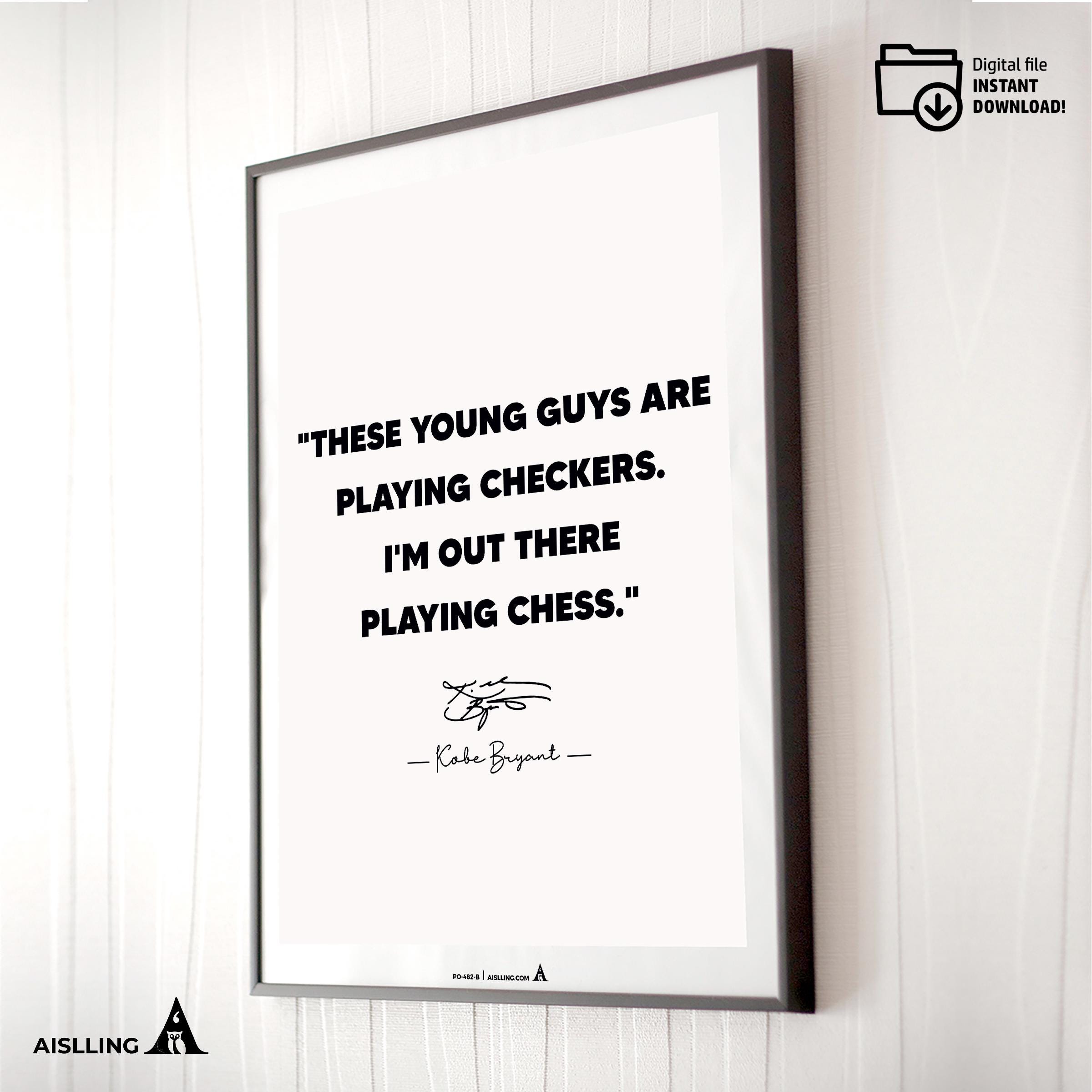 Aislling — Kobe Bryant Mamba Mentality Quote Poster: Basketball Wall Art (Digital Download) | Aislling printable