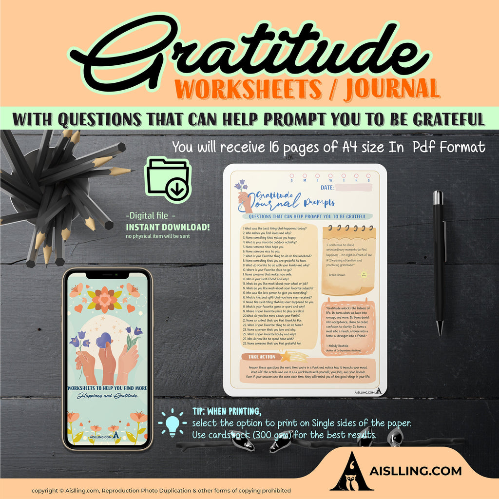 Adhd Worksheets — Gratitude worksheets, Gratitude Journal, therapist resources, depression book, gratefulne... | Mindfulness printable