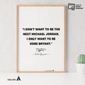 Aislling — Kobe Bryant Mamba Mentality Quote Poster: NBA Wall Art (Digital Download) | Aislling printable