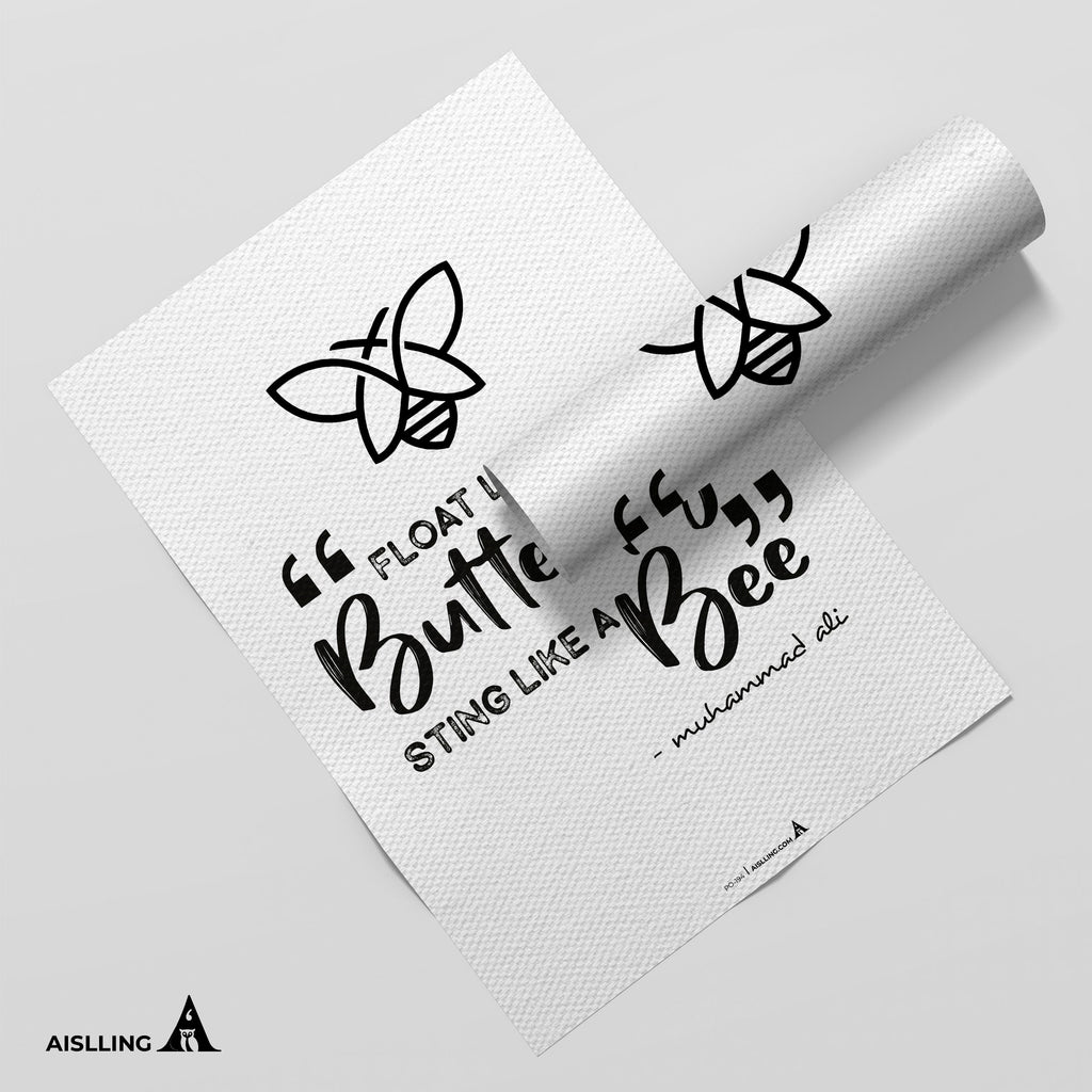 Aislling — Float like a butterfly, sting like a bee, muhammad ali, Printables, Inspirational Quote Poster, ... | Aislling printable