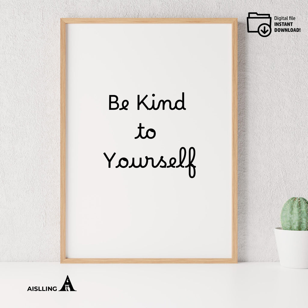 Aislling — Inspirational Quote Art: Motivational Home Office Decor (Digital Download) | Mindfulness printable
