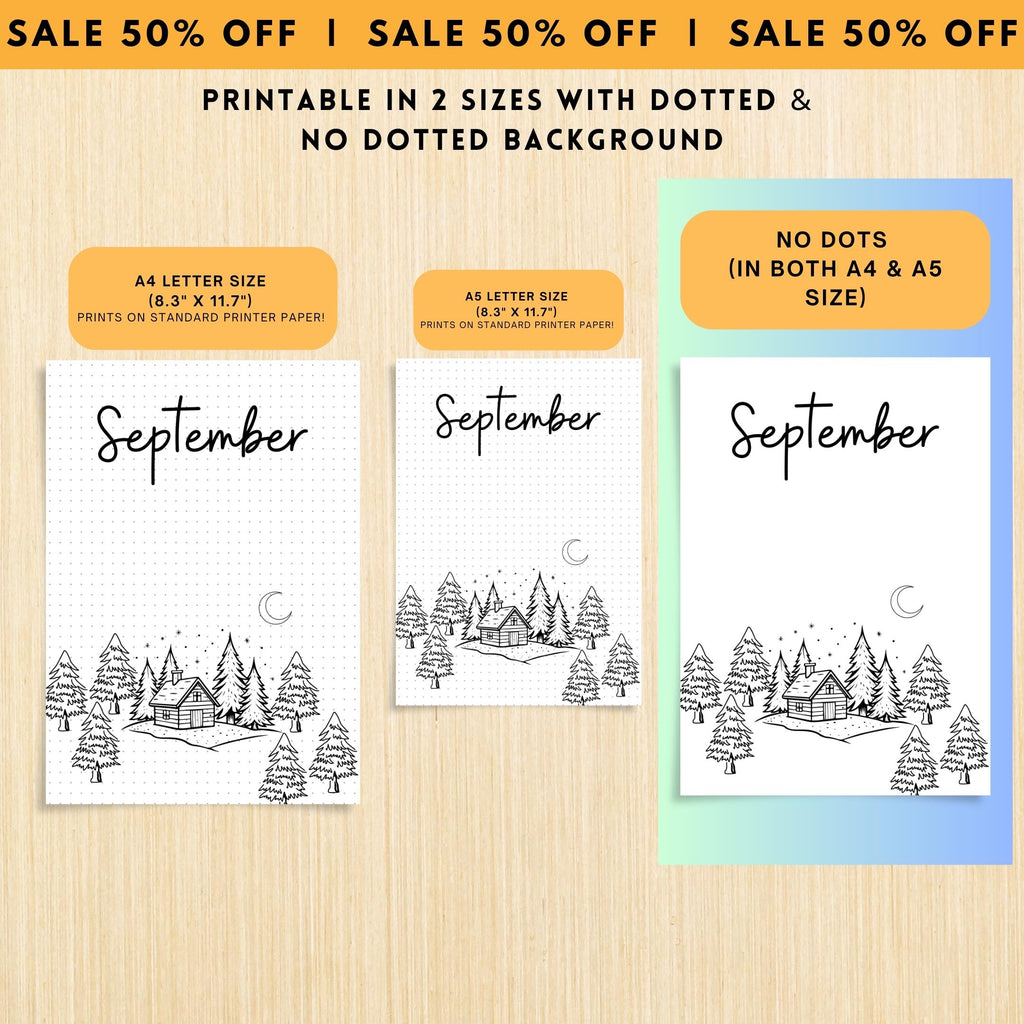 12 Month Cover Pages — 12 Month Printable Pages Bundle, Aesthetic Monthly Covers, PRINTABLE Monthly Title P... | Bloom Joyfully printable