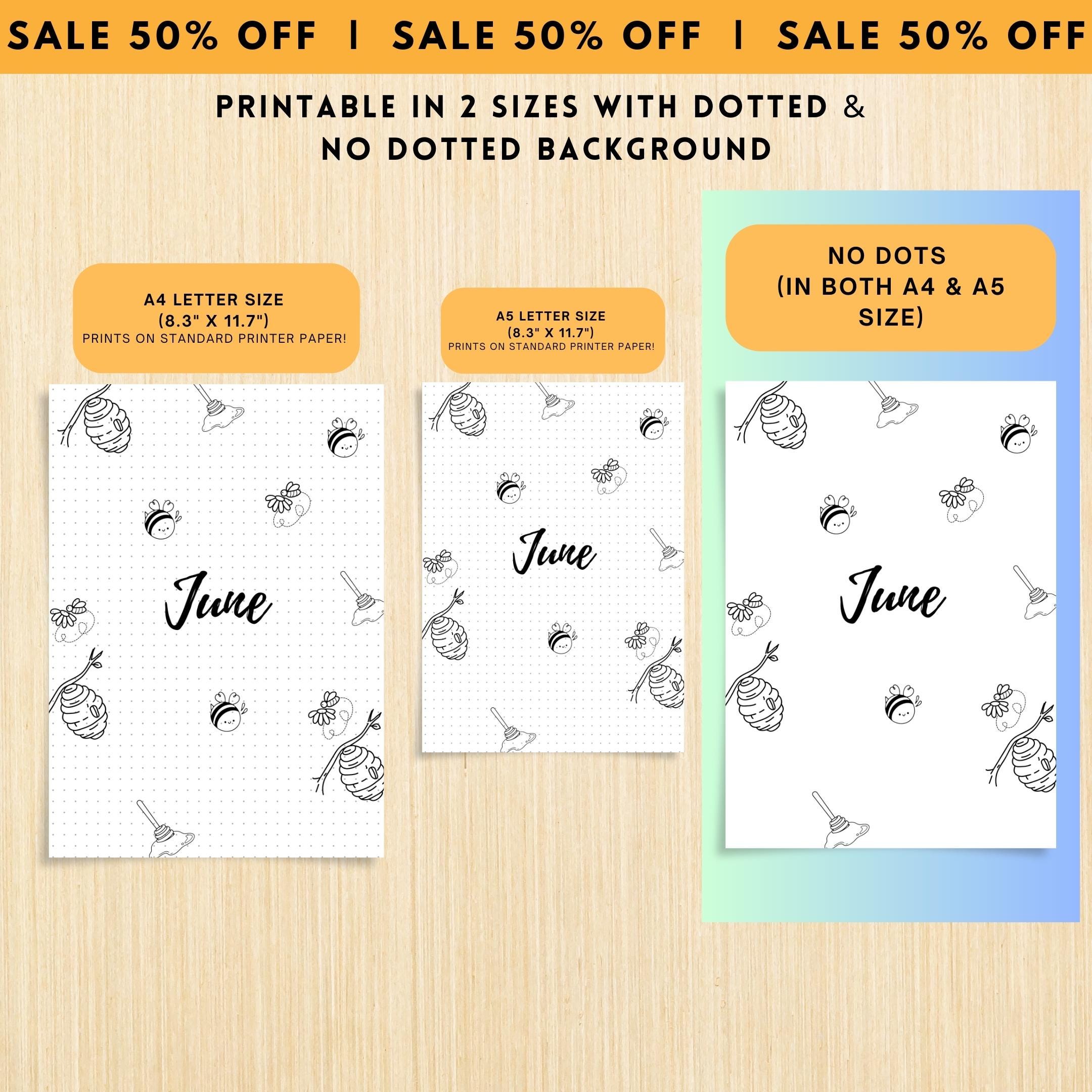 12 Month Cover Pages — 12 Month Title Page Bundle, Printable Monthly Planner Covers, PRINTABLE TITLE PAGE, ... | Bloom Joyfully printable