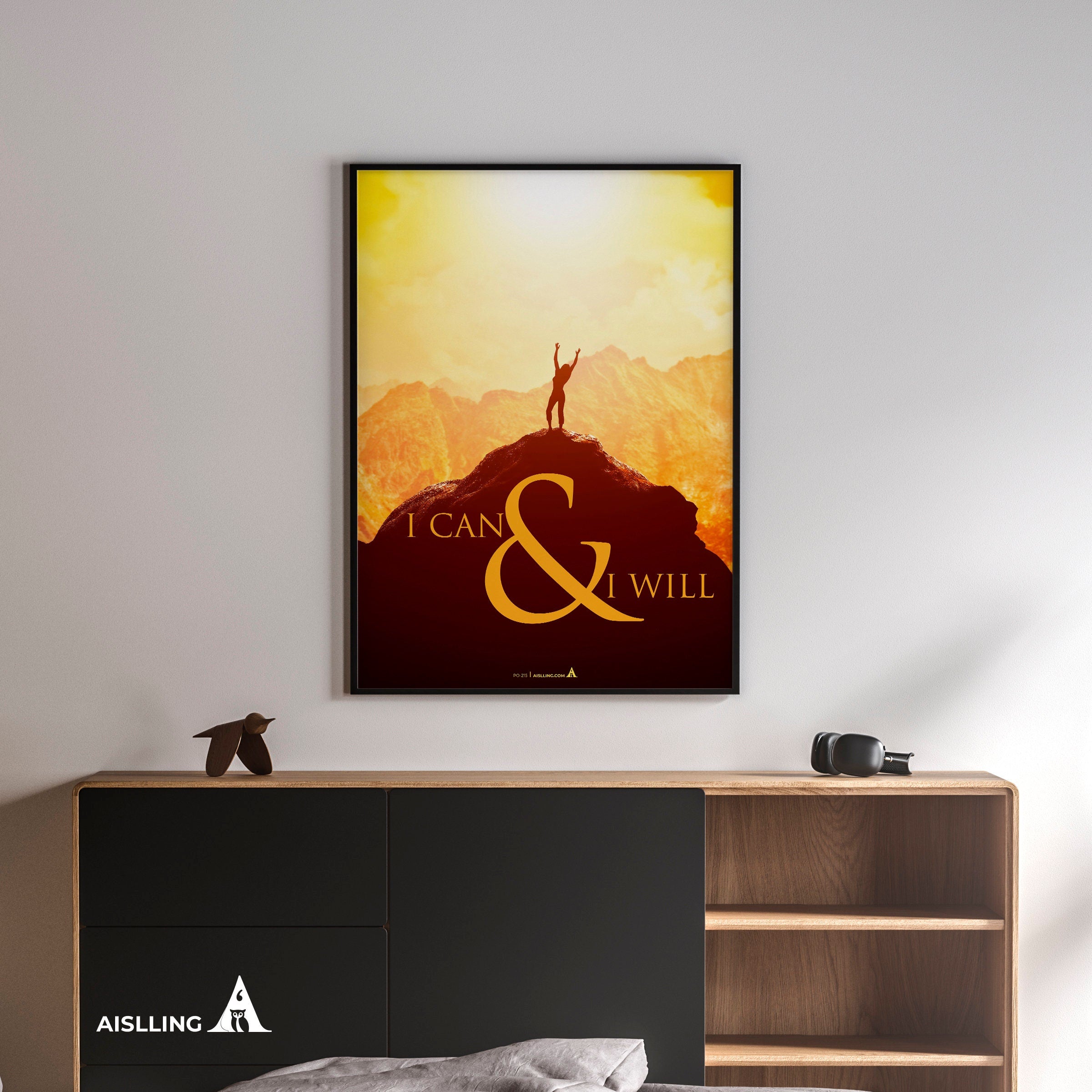 Aislling — I can & I will, Quote Poster Printables Inspirational Quote Poster Motivational Art Famous Quotes | Aislling printable
