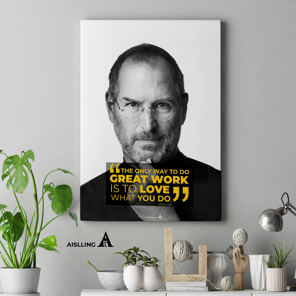 Aislling — The only way to do great work is to love, Steve Jobs Quote Poster Printables, Inspirational Quot... | Aislling printable