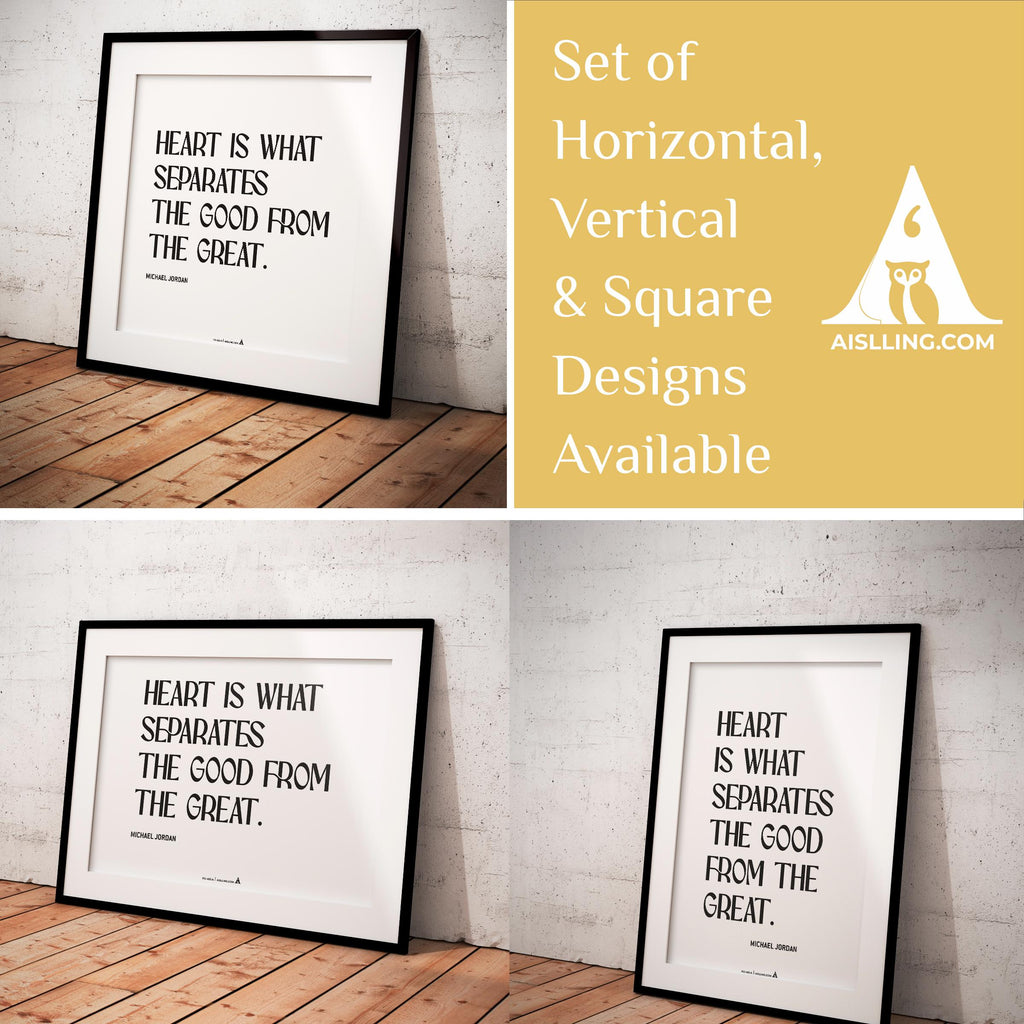 Aislling — Michael Jordan Quotes Digital Printable Wall Art Inspirational Quotes Jordan Mentality Poster Ba... | Aislling printable