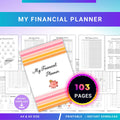 Bill Tracker — Budget Planner PRINTABLE, Financial Planner, Finance Tracker Bundle, Budget, Savings, Debt, ... | Bloom Joyfully printable