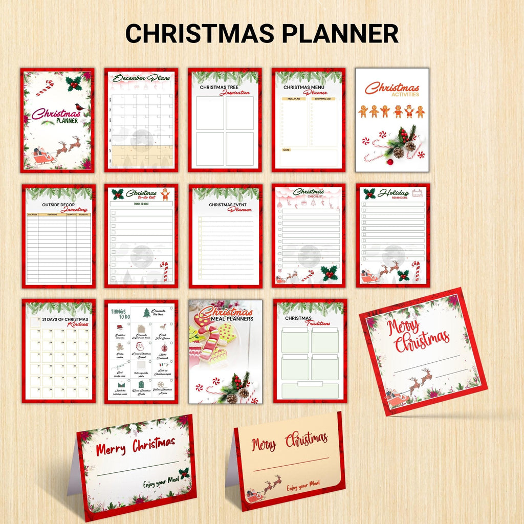 Christmas Budget — CHRISTMAS TRACKER BUNDLE, Printable Journal Pages, A4 Size | Bloom Joyfully printable