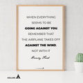 Aislling — When everything seems to be going against you, Henry Ford Quote Poster Printables Inspirational ... | Aislling printable