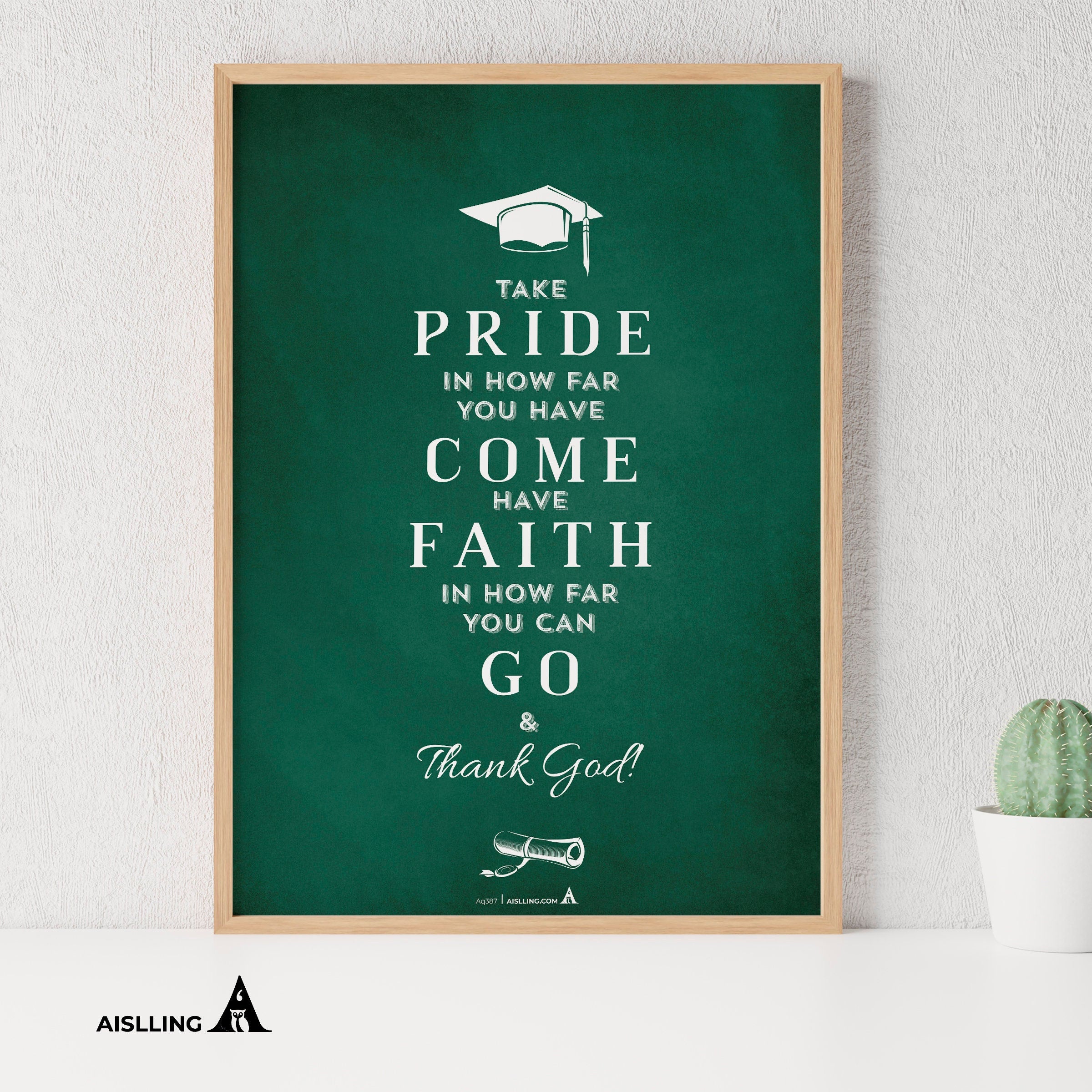 Aislling — Graduation Motivational Poster Quote Poster Printable Inspirational Quote Poster Motivational Ar... | Aislling printable