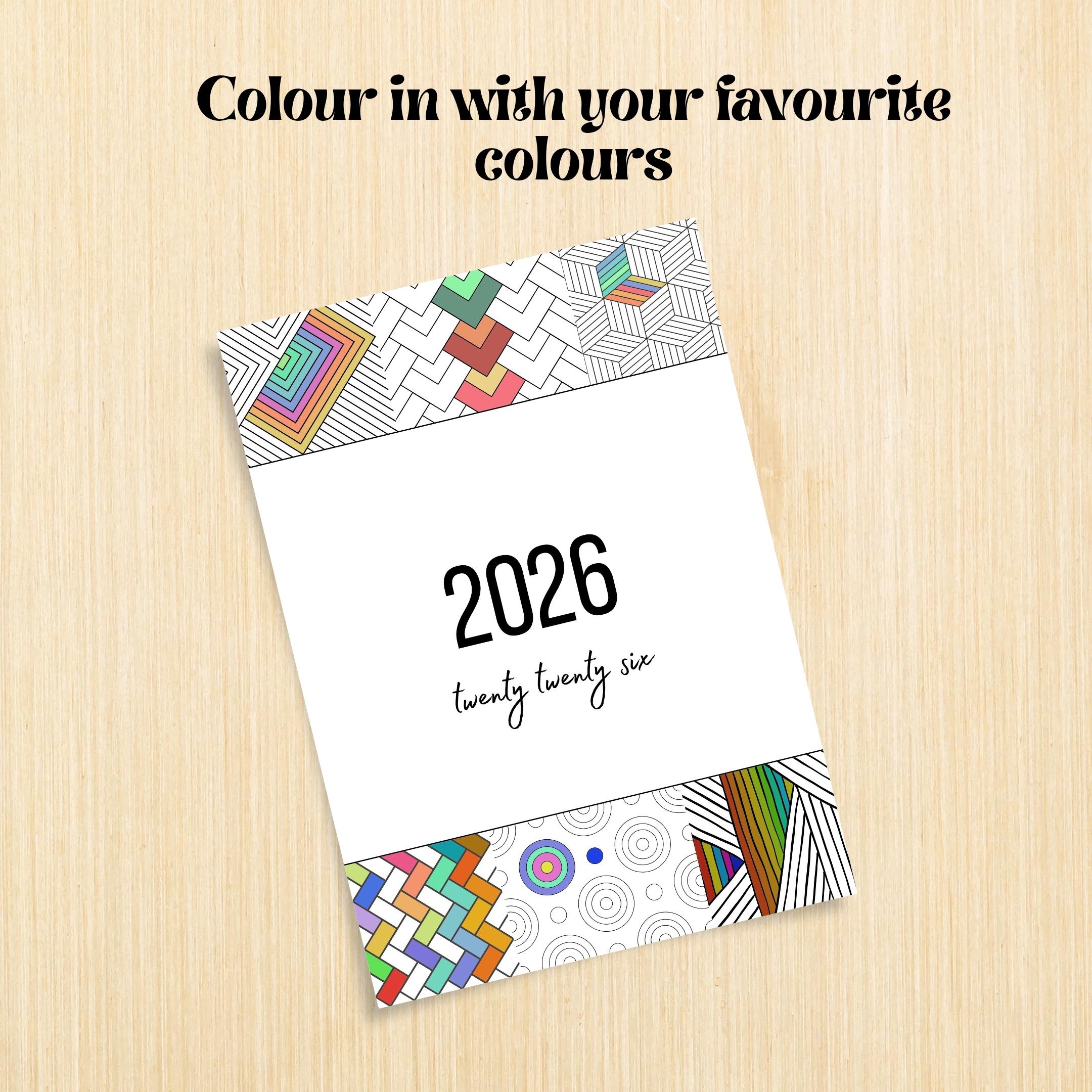 2026 Cover Pages — 2026 Bullet Journal Cover Page, PRINTABLE Title Page, 2026 Planner Cover, BUJO Cover Pag... | Bloom Joyfully printable