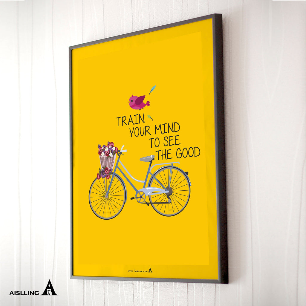 Aislling — Train Your Mind to see the Good, quotes Pintables, Motivational Quote wall art Inspirational quo... | Aislling printable