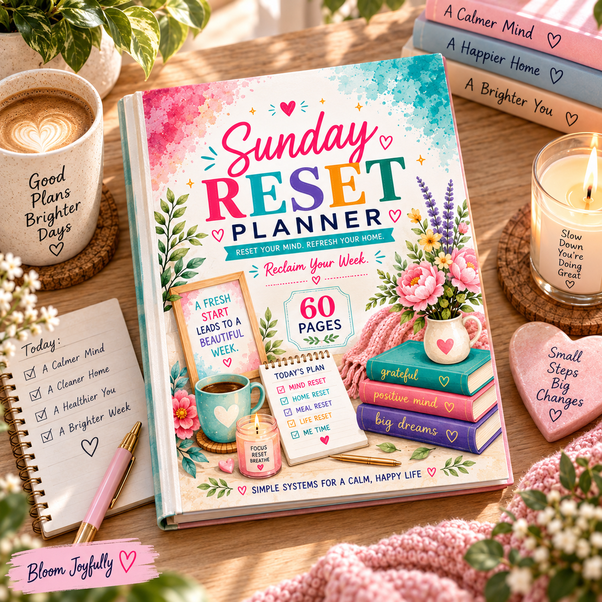 Sunday Reset Planner — Printable PDF — existing product preview 5