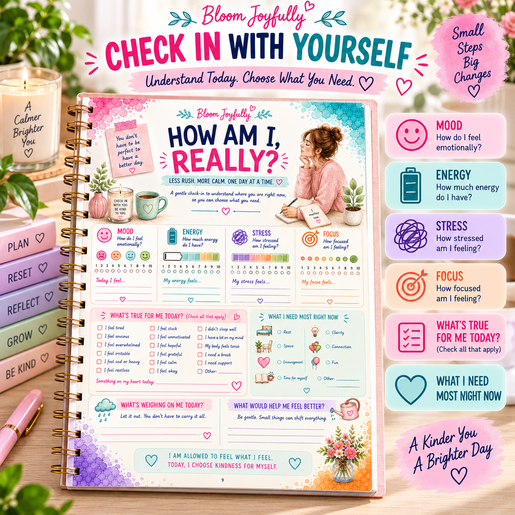 Daily Reset Planner — Printable PDF — existing product preview 2