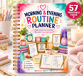 Morning & Evening Routine Planner — Printable PDF — existing product preview 1