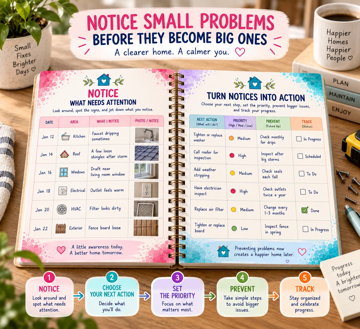 Home Maintenance Planner — Printable PDF — existing product preview 2