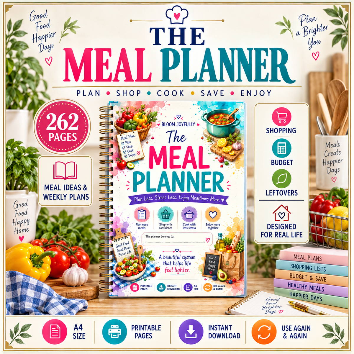 The Meal Planner — Printable PDF — existing product preview 5