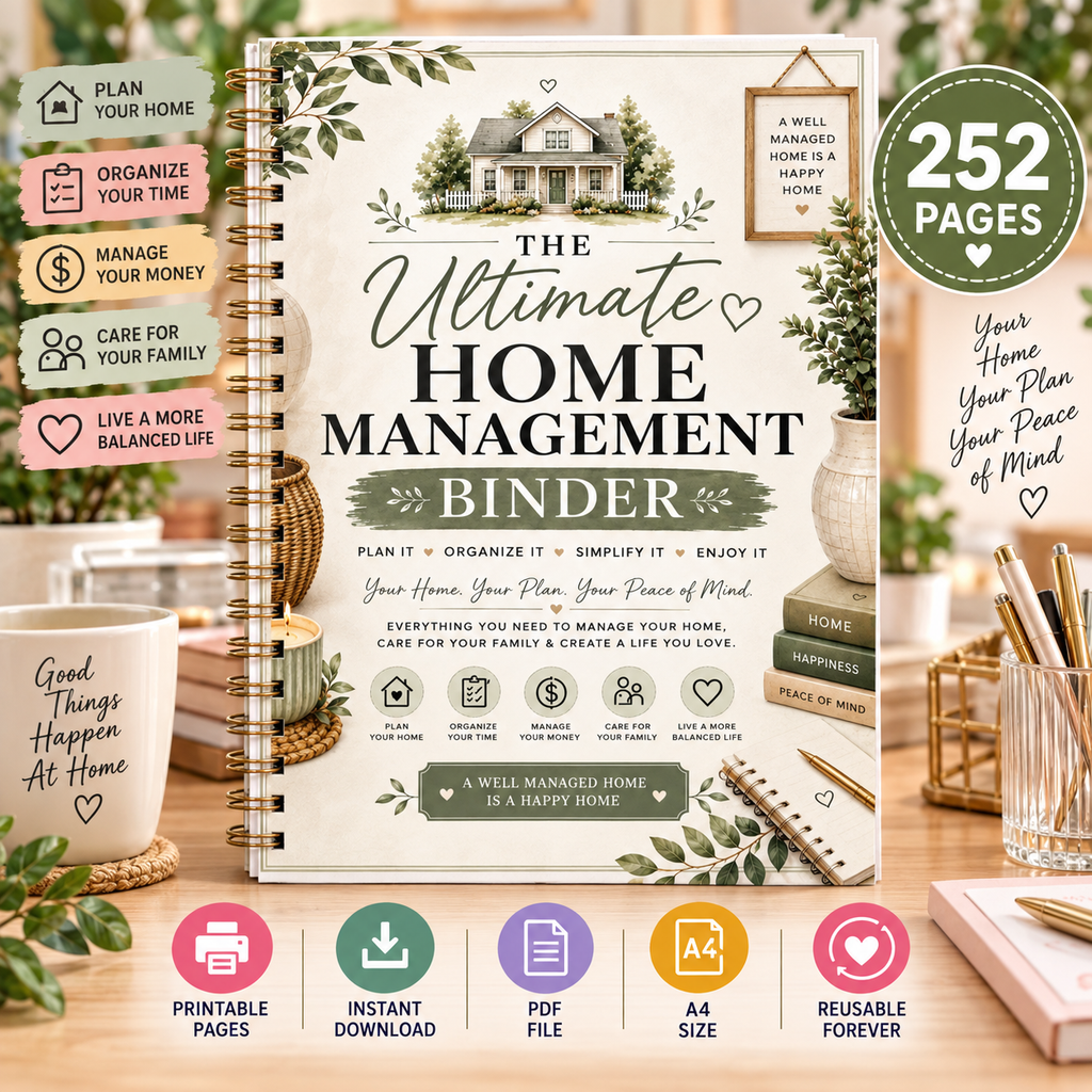 The Ultimate Home Management Binder — Printable PDF — existing product preview 2