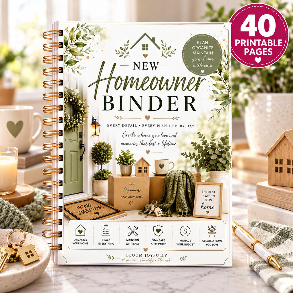 New Homeowner Binder — Printable PDF — existing product preview 1