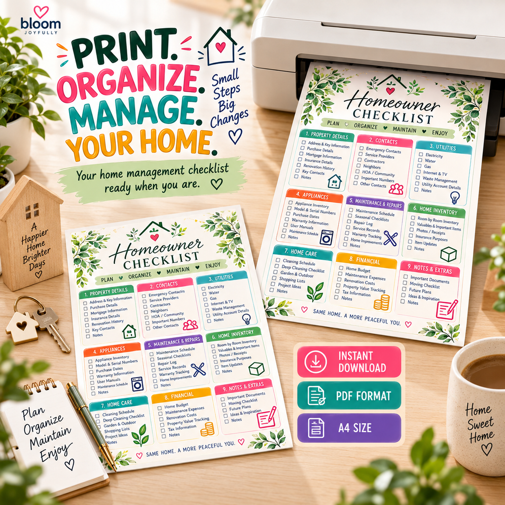 New Homeowner Binder — Printable PDF — existing product preview 2