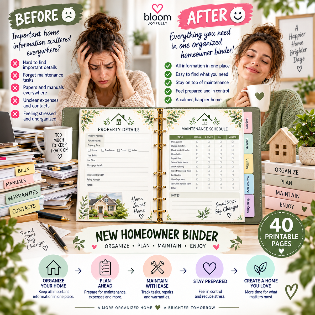 New Homeowner Binder — Printable PDF — existing product preview 3