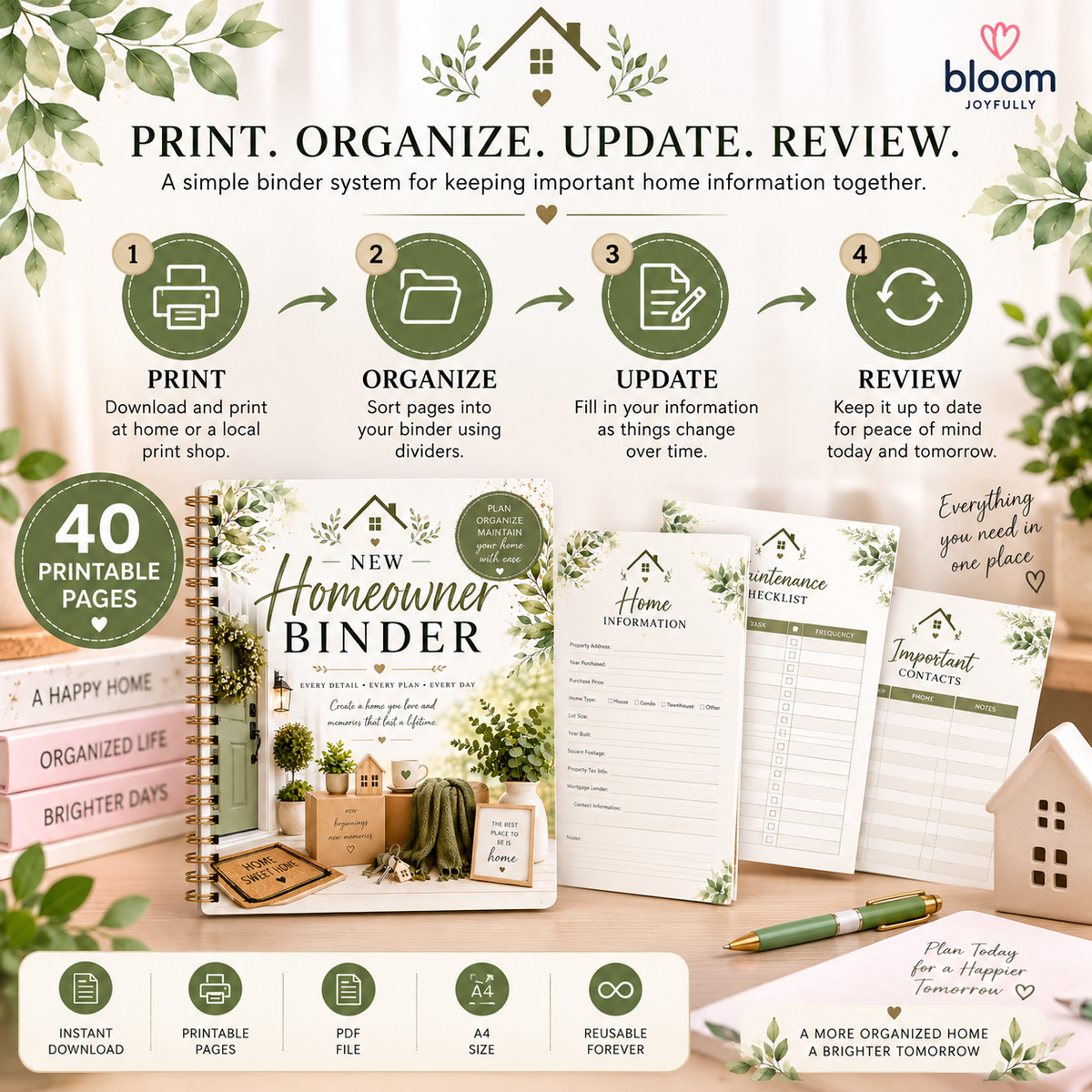 New Homeowner Binder — Printable PDF — existing product preview 5