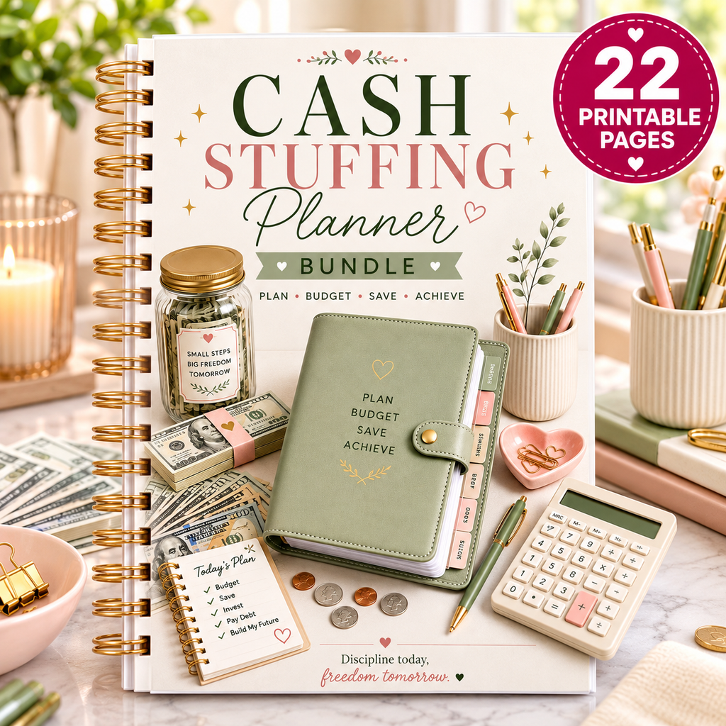 Cash Stuffing Planner — Printable PDF — existing product preview 1