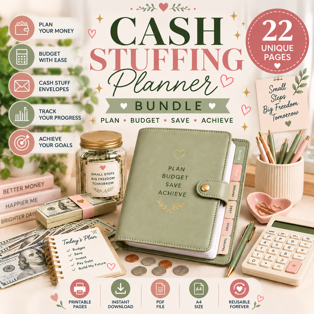 Cash Stuffing Planner — Printable PDF — existing product preview 4