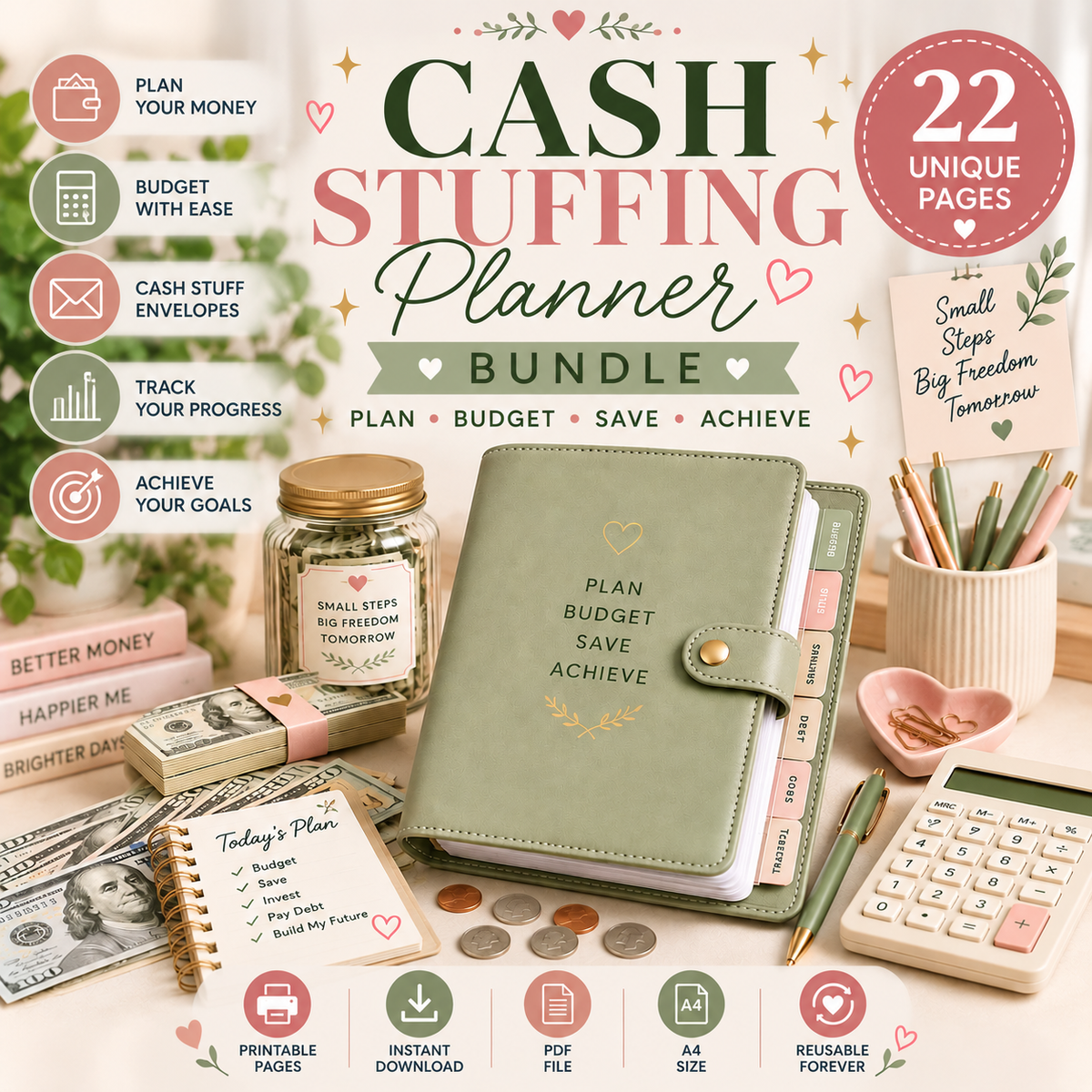 Cash Stuffing Planner — Printable PDF — existing product preview 4