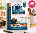 Home Maintenance Log Book — Printable PDF — existing product preview 1