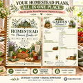 Homestead Planner Binder — 28-Page A4 Printable