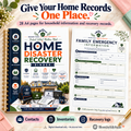 Home Disaster Recovery Binder — 01 promotional mockup; digital printable only
