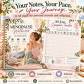 Menopause Wellness Planner — Main Product Hero; 31-page A4 printable PDF